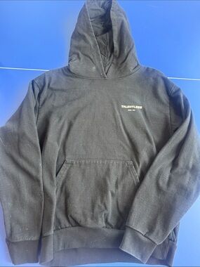 TALENTLESS Black Pullover Hoodie with Logo size L